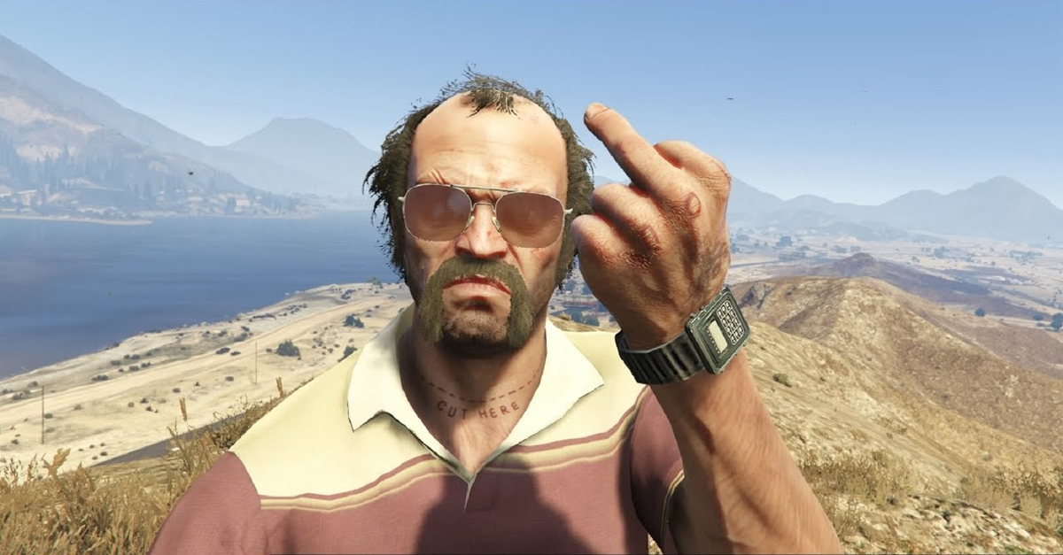 Selfie di Trevor in GTA V