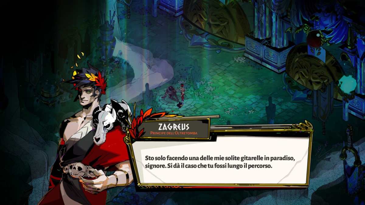 hades zagreus talking