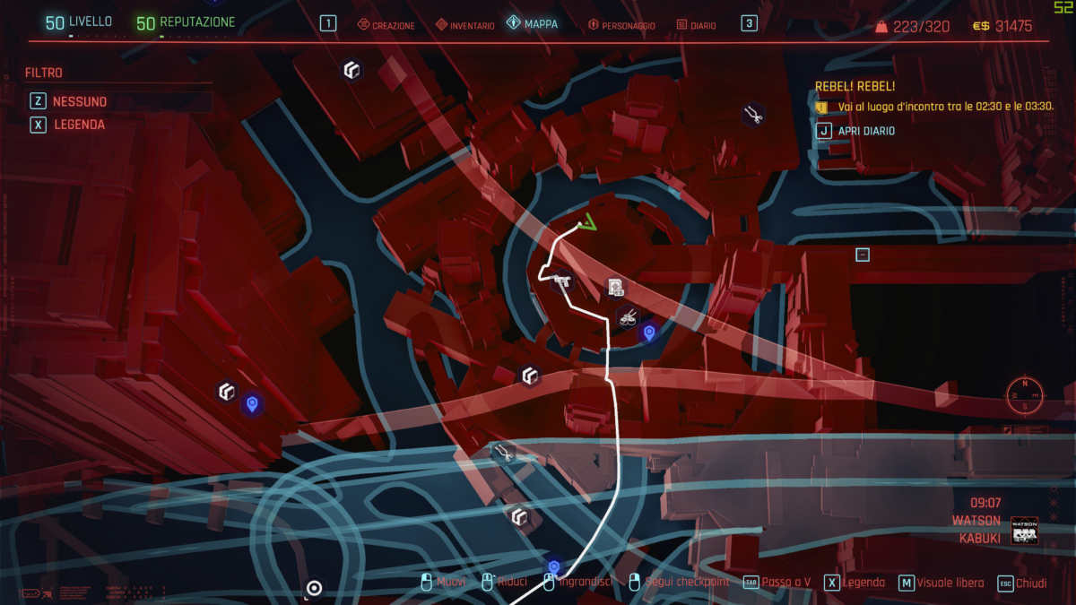 Dove si trova nella mappa la stanza segreta di Cyberpunk 2077 in Night City