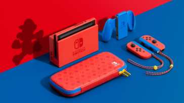 Nintendo Switch Mario colori