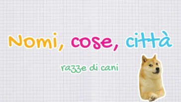 nomi cose città razze di cani