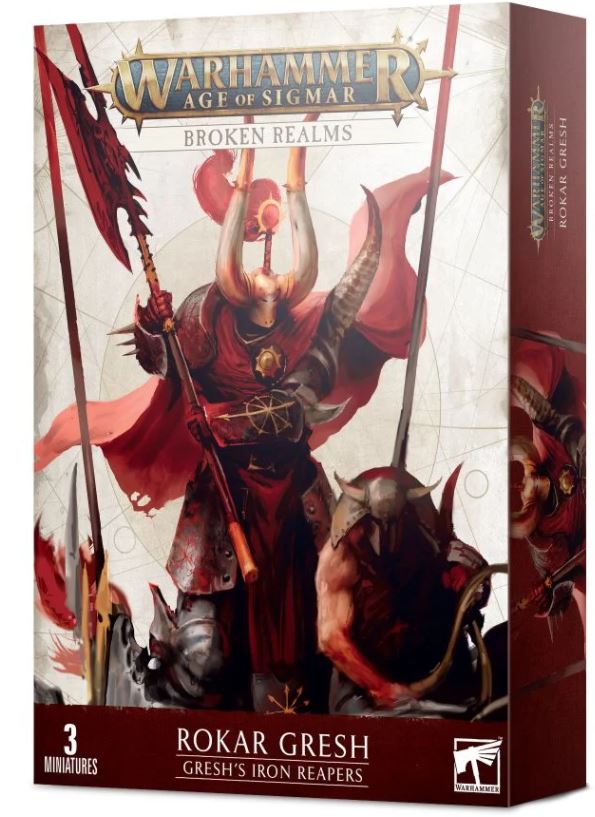 Scatola di Rokar Gresh per Warhammer Age of Sigmar Broken Realms