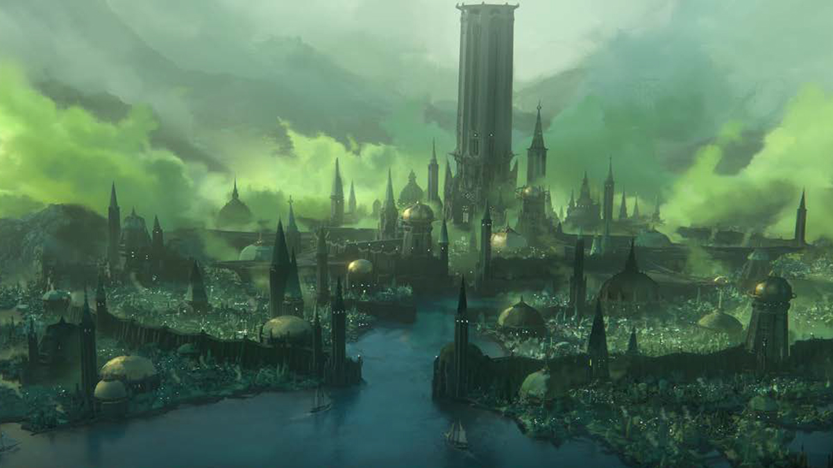 Panorama della città di Anvilgard