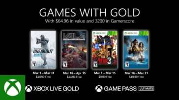 games with gold xbox marzo 2021