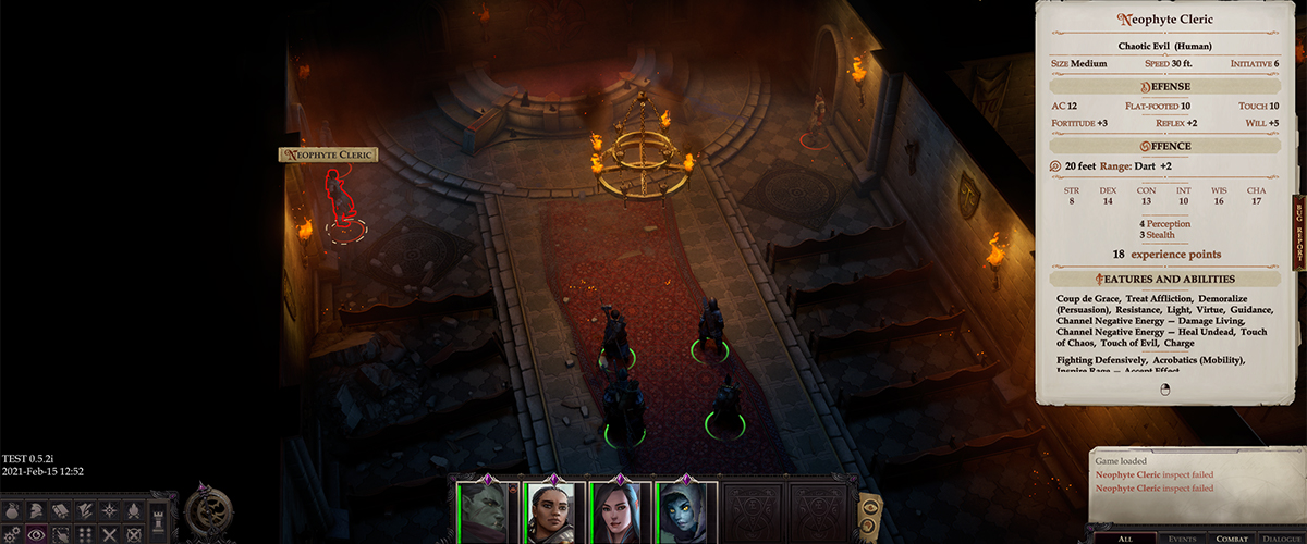 Pathfinder: Wrath of the Righteos, esplorazione di un dungeon