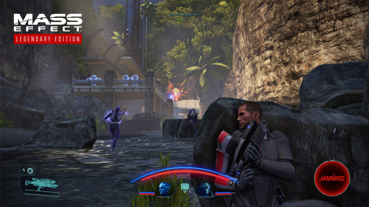 Combattimento con coperture in Mass Effect Legendary Edition