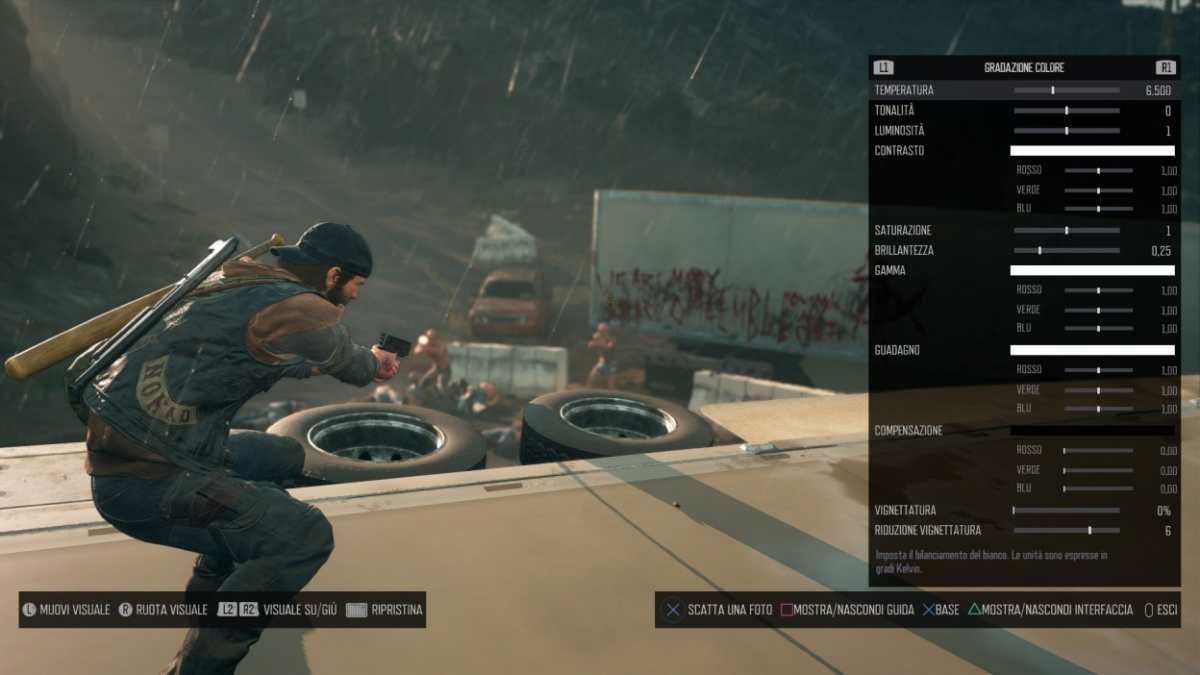 days gone pc photo mode impostazioni