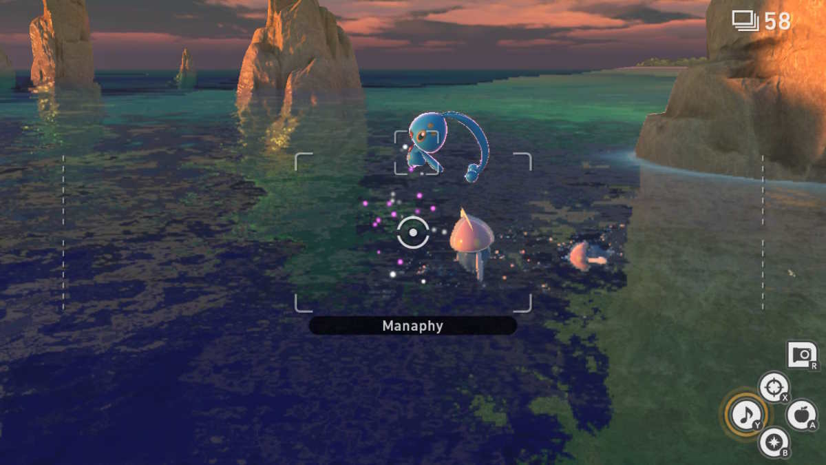Manaphy con gli Inkai in New Pokémon Snap