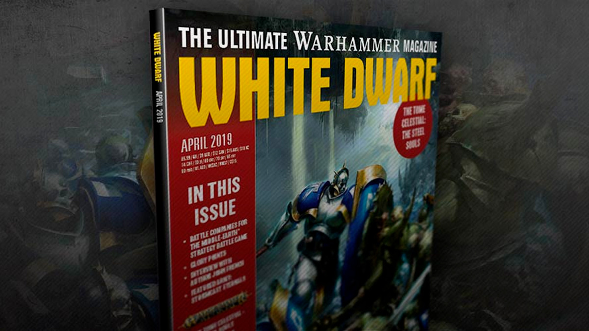 Copertina di White Dwarf Aprile 2019