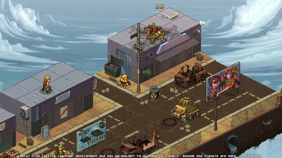 Metal Slug Tactics, mappa di gioco