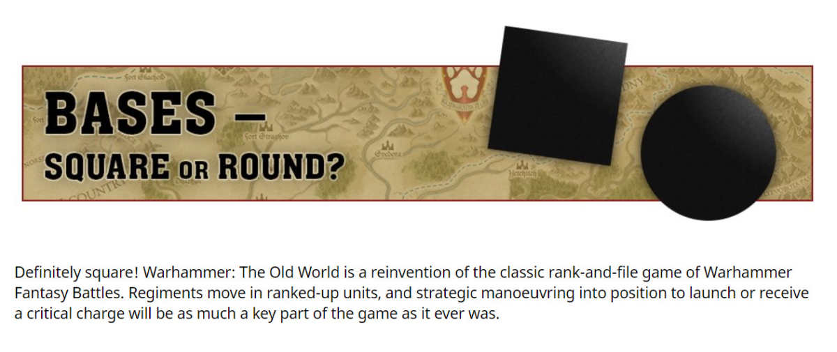 Basette da usare in Warhammer: The Old World