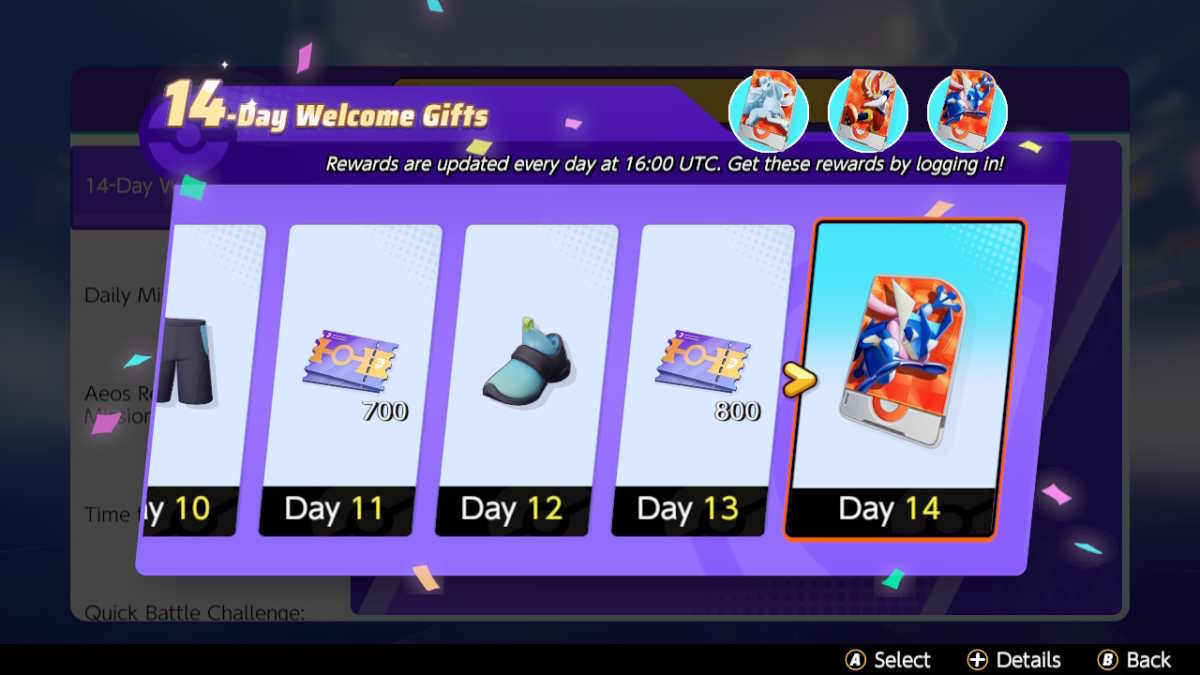 Pokémon Unite eventi