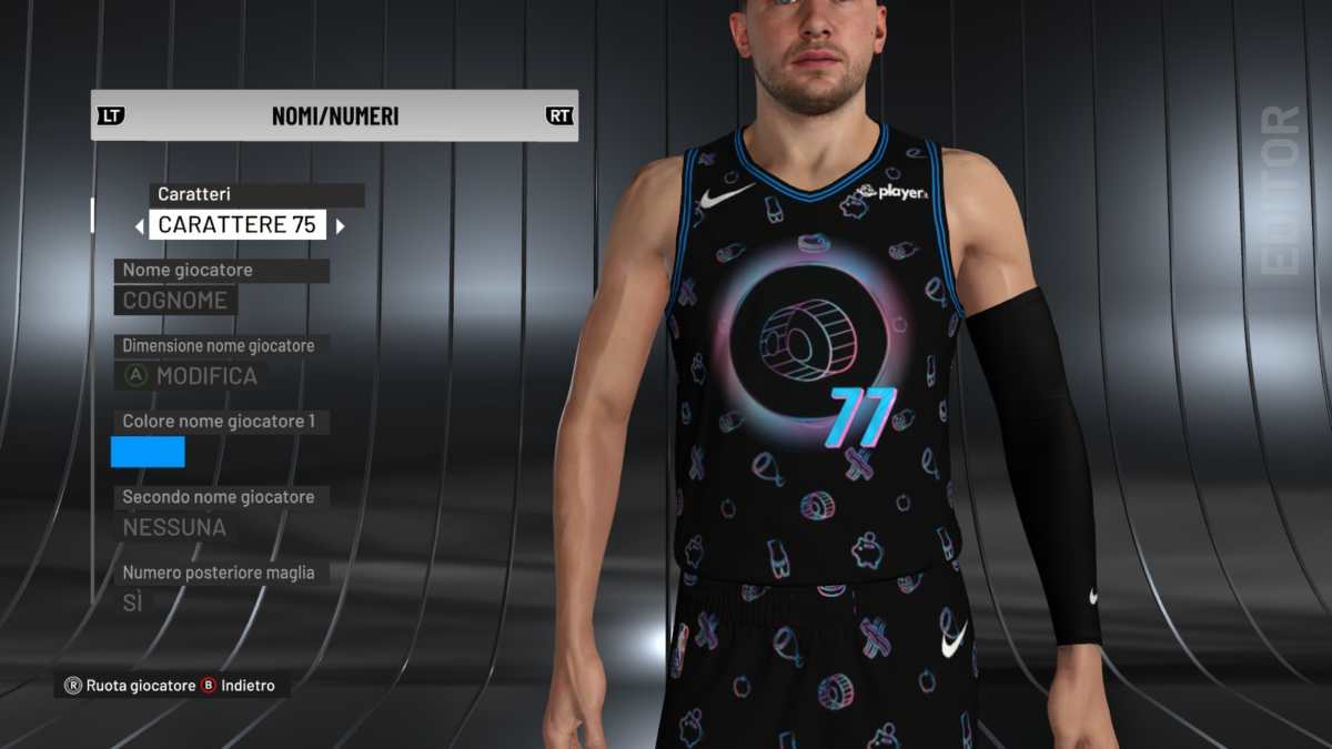 NBA 2K22, divisa con sponsor player.it