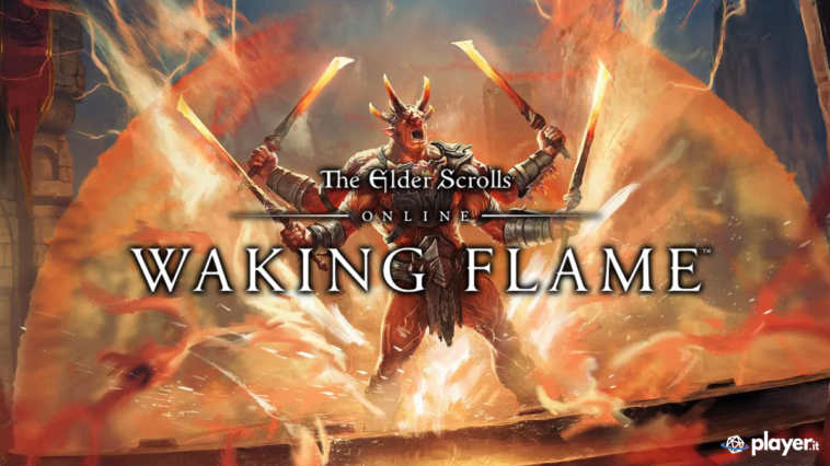 Il boss fatto di magma di uno dei dungeon del DLC ESO: Waking Flame