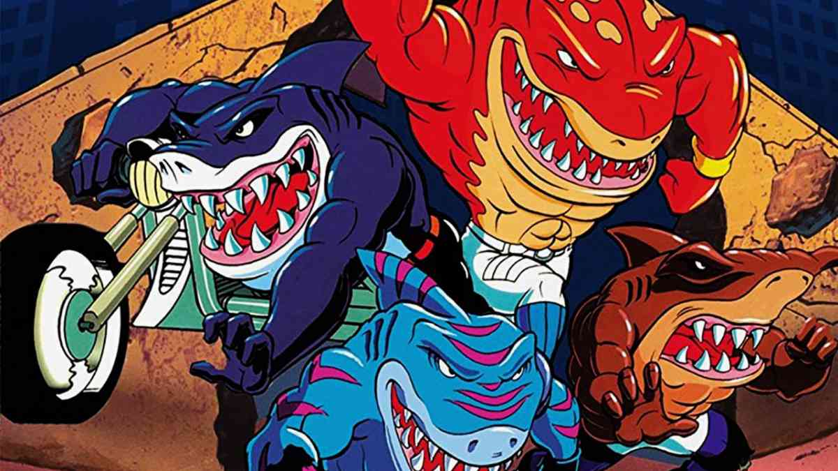 videogiochi con al centro i giocattoli, videogiochi sui giocattoli, street sharks, videogiochi street sharks