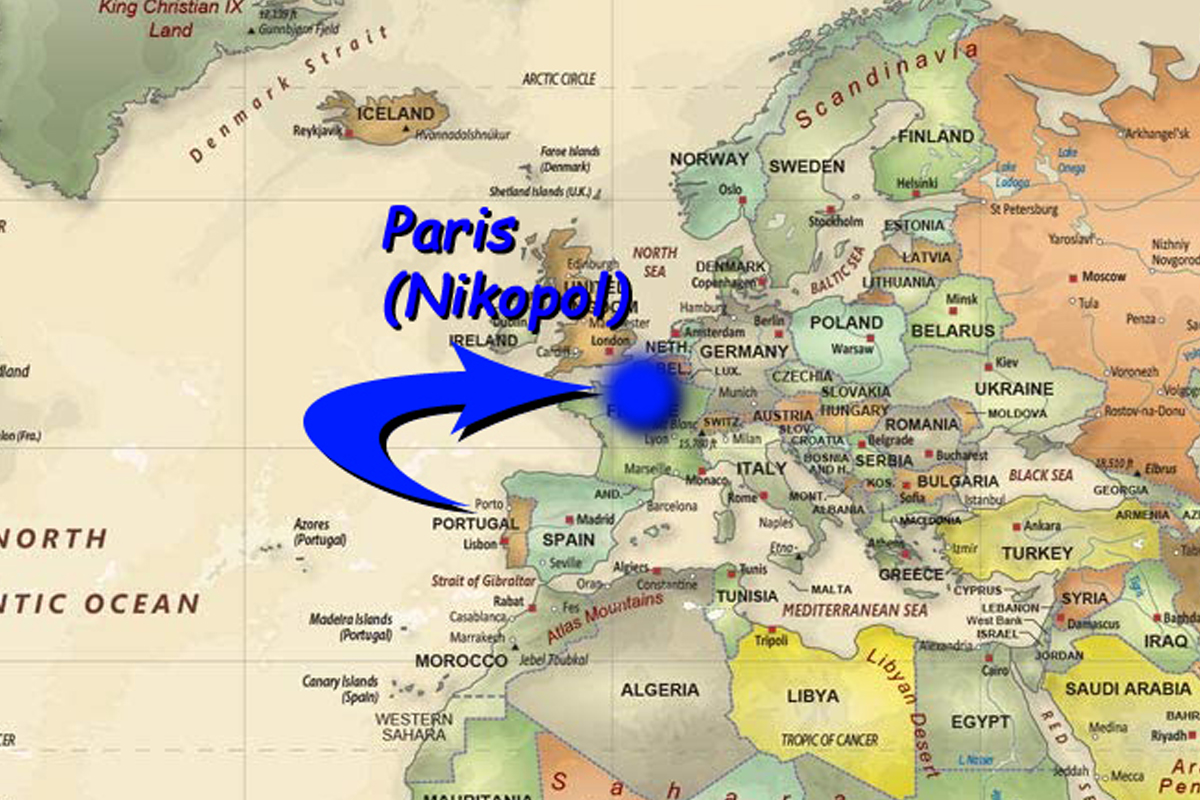 Collocazione Nikopol parigi