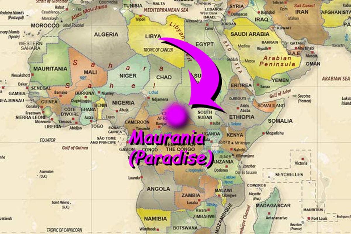 Collocazione Maurania paradise centro africa