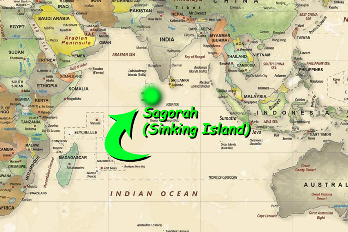 Collocazione Sagorah sinking island maldive