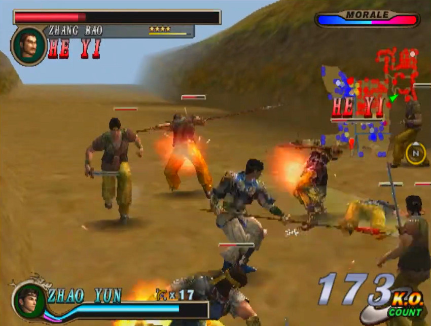 gameplay di Dynasty Warriors 2