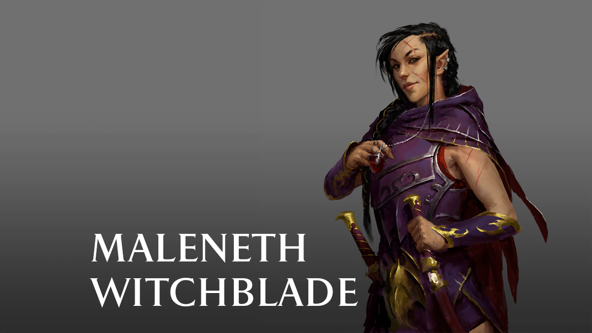 Maleneth Witchblade in Blood of the Old World