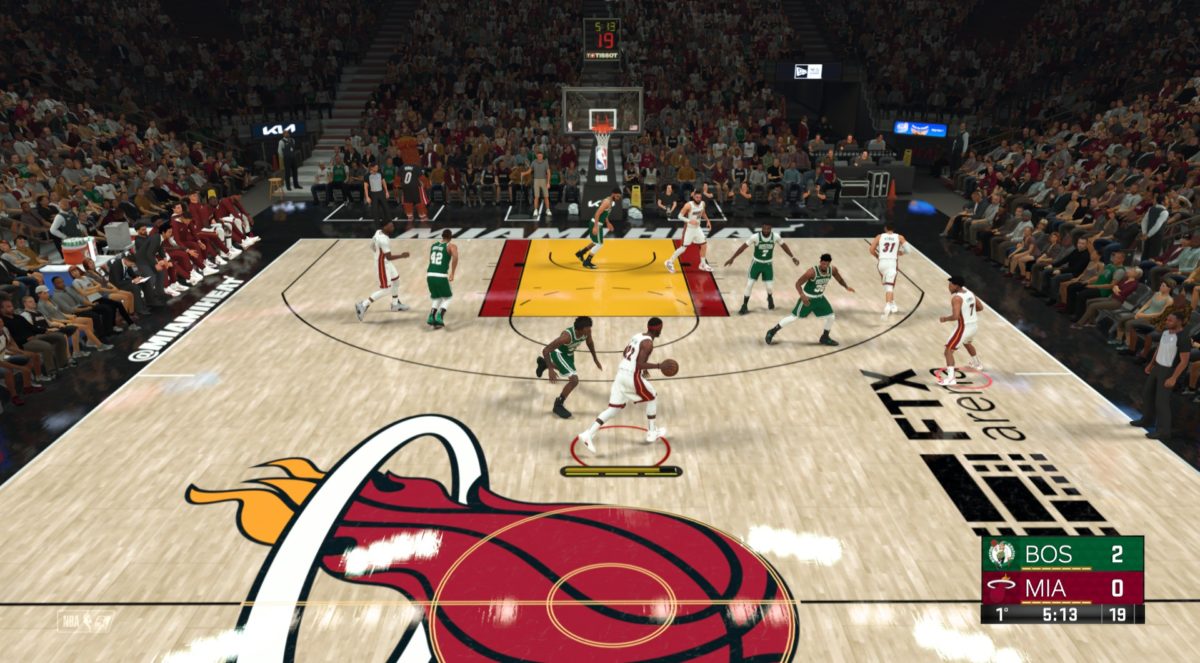 NBA 2K23, Boston Celtics vs Miami Heat