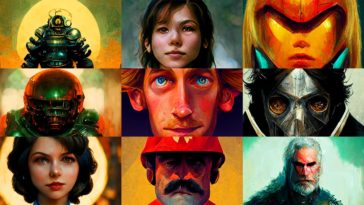 midjourney videogame characters