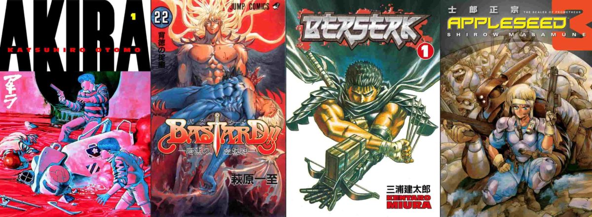 Akira, Bastard, Berserk e Appleseed: alcuni dei manga più letti da Madureira.