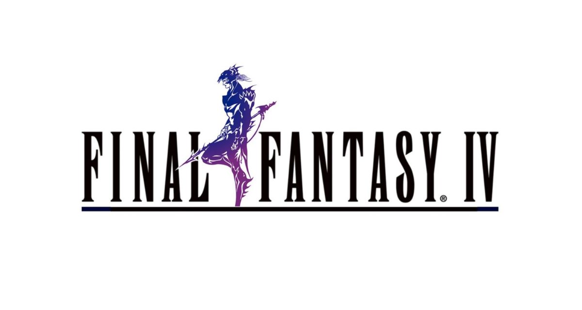 Il logo di Final Fantasy 4, il primo titolo a introdurre l'iconica scritte del franchise.