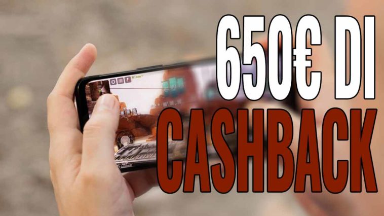 650 euro di cashback