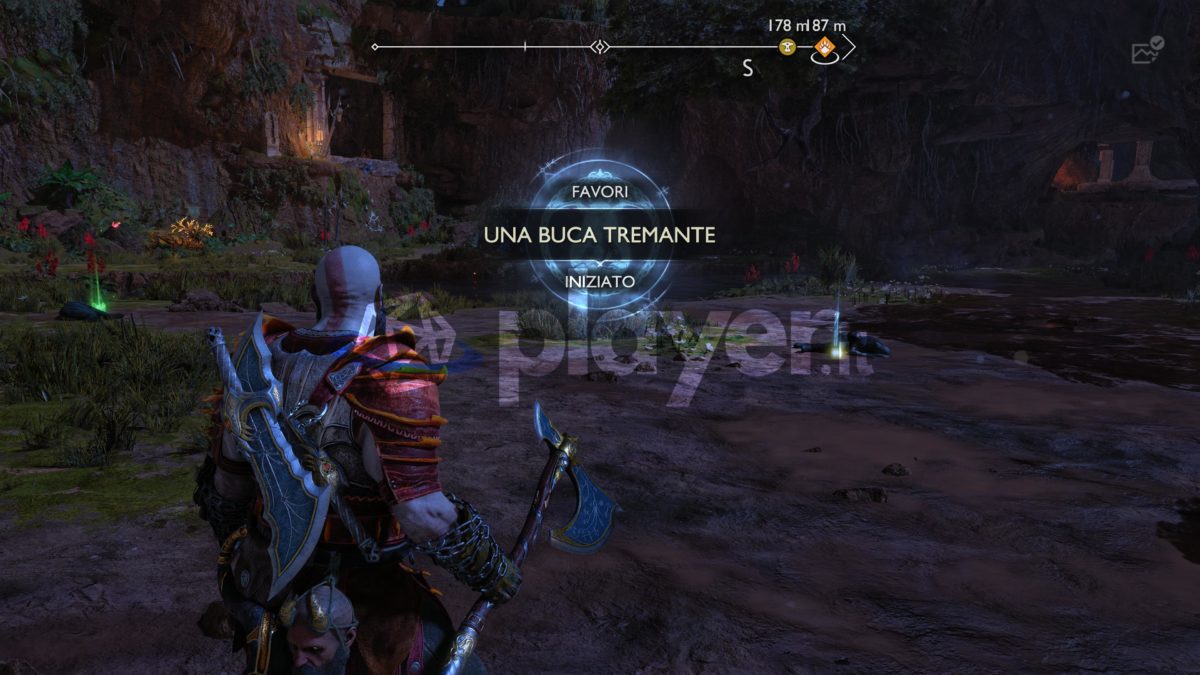 god of war ragnarok una buca tremante