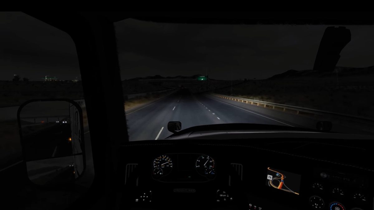 Una delle scene di Happy New Year, Jim girate all'interno di American Truck Simulator