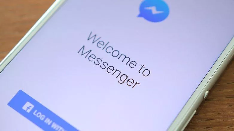 Messenger logo on mobile