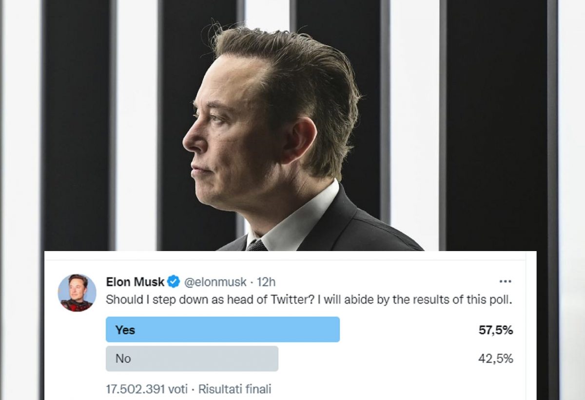 Musk e il sondaggio di Twitter che vota a favore del suo licenziamento.