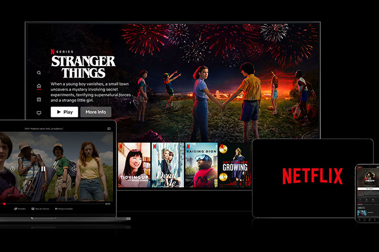 Immagine dei vari device su cui è possibile riprodurre Netflix