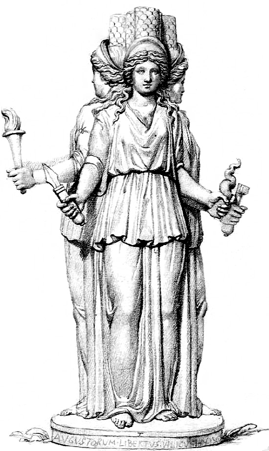 Raffigurazione romana di Ecate