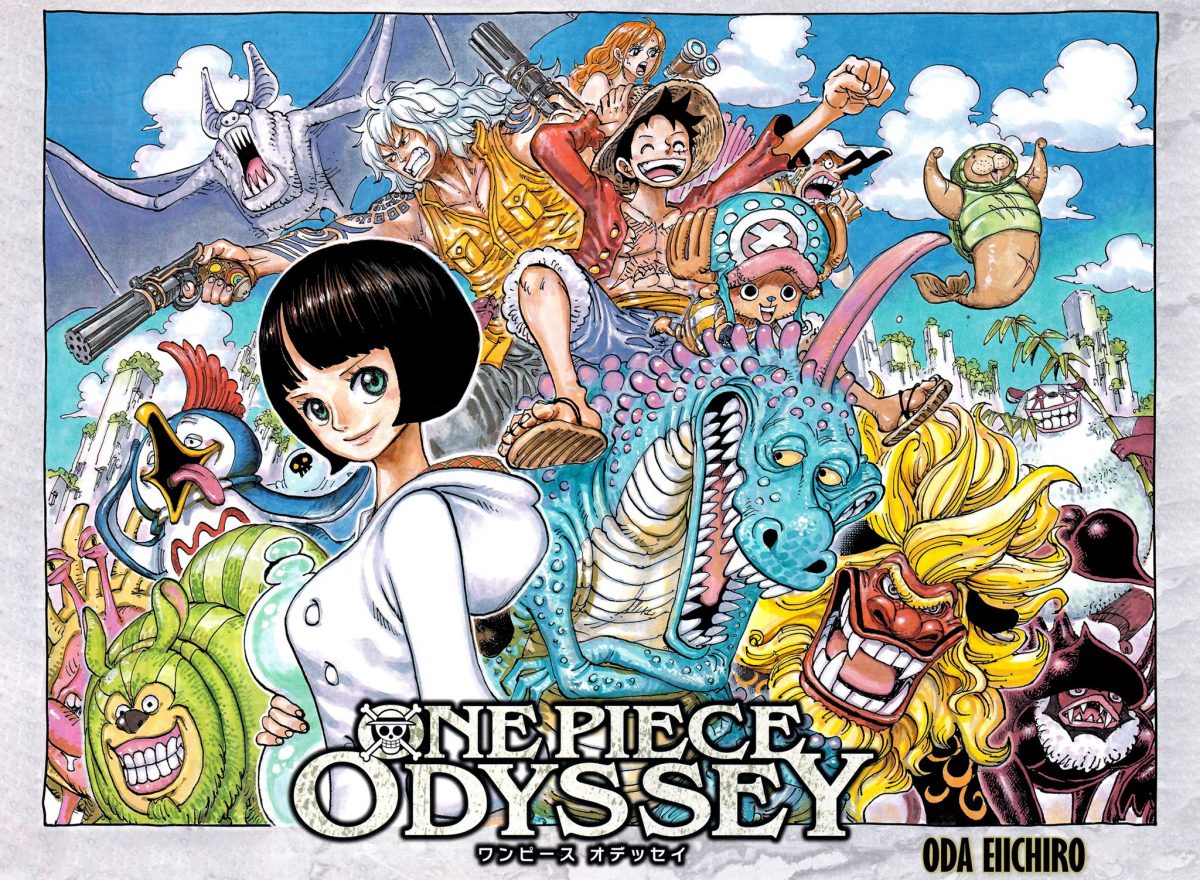 Illustrazione realizzata da Eiichiro Oda per omaggiare One Piece: Odyssey.