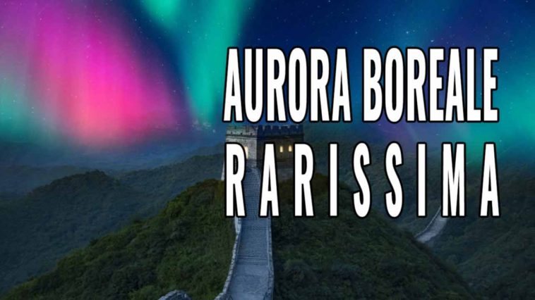 aurora boreale rarissima