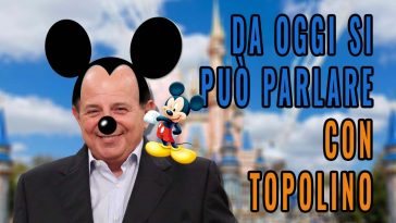 da oggi si può parlare con topolino
