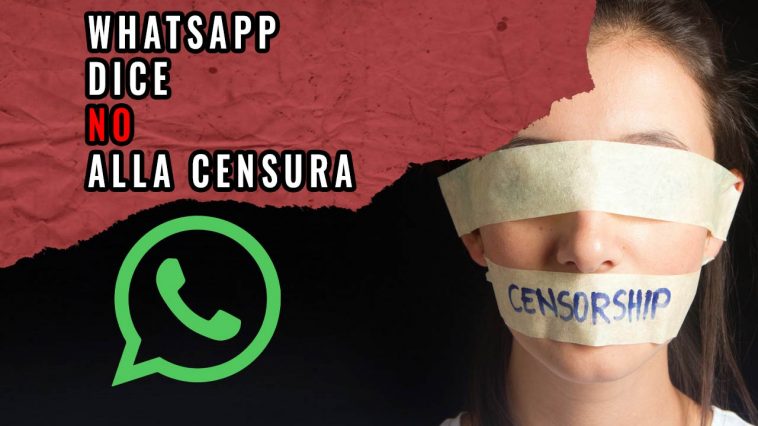 whatsapp vieta la censura