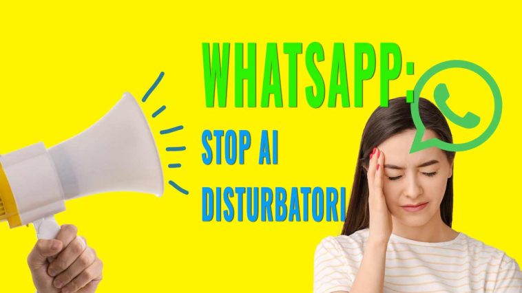 whatsappp stop ai disturbatori
