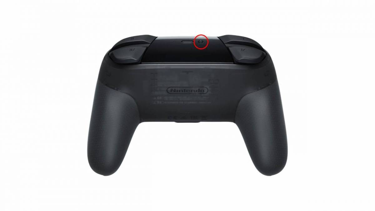 Pro Controller Nintendo Switch, la posizione del pulsante per il bluetooth.