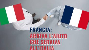arriva l'aiuto francese che serviva all'italia