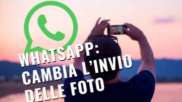 camia l'invio delle foto in whatsapp