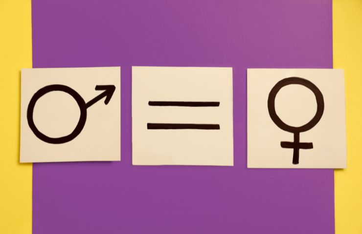 simbolo maschile femminile, discriminazione di genere