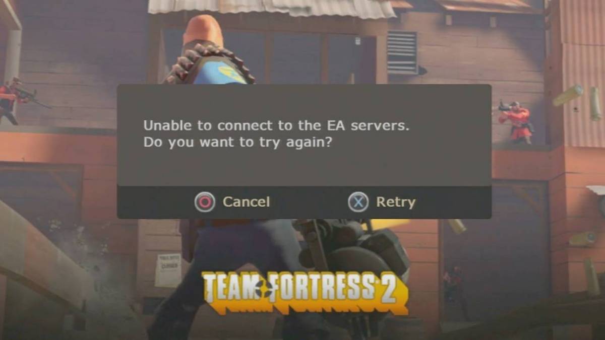 Messaggio d'errore server Team Fortress 2