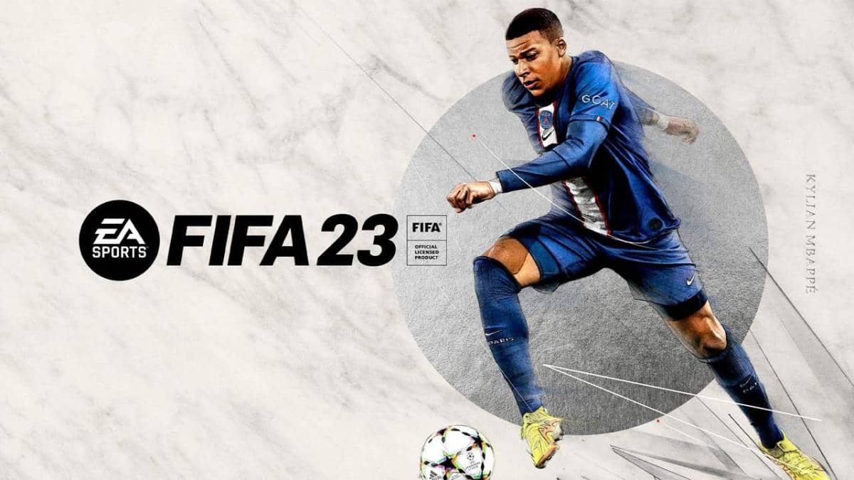 Mbappe nella copertina di FIFA 23