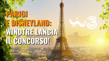 nuovo concorso windtre per andare a parigi