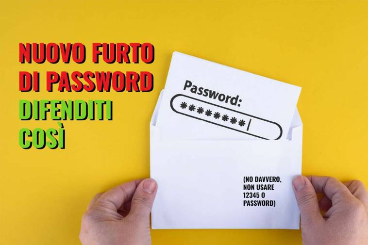 nuovo furto di password globale