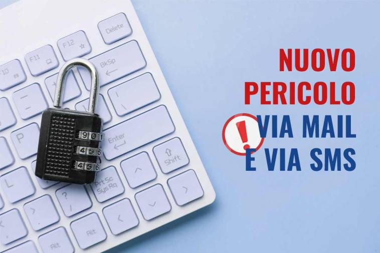 nuovo pishing via mail e via sms