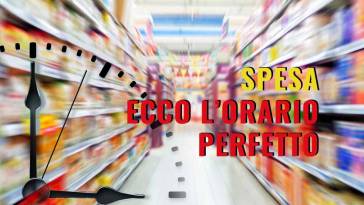 orario perfetto per fare la spesa